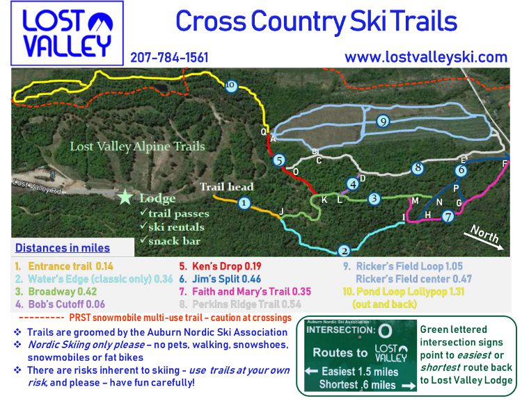 lost valley cross country ski trails