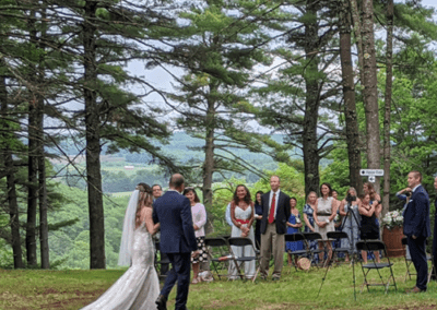 mountaintop wedding ceremony site auburn me