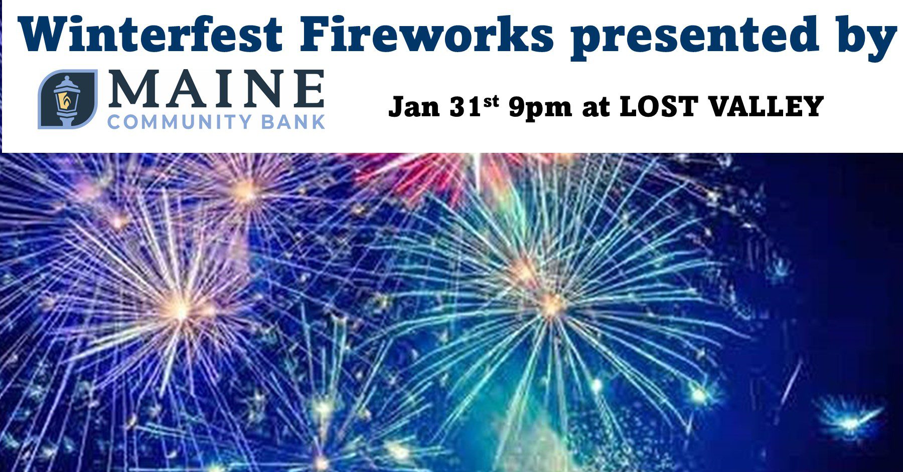 winterfest fireworks maine community bank 2025