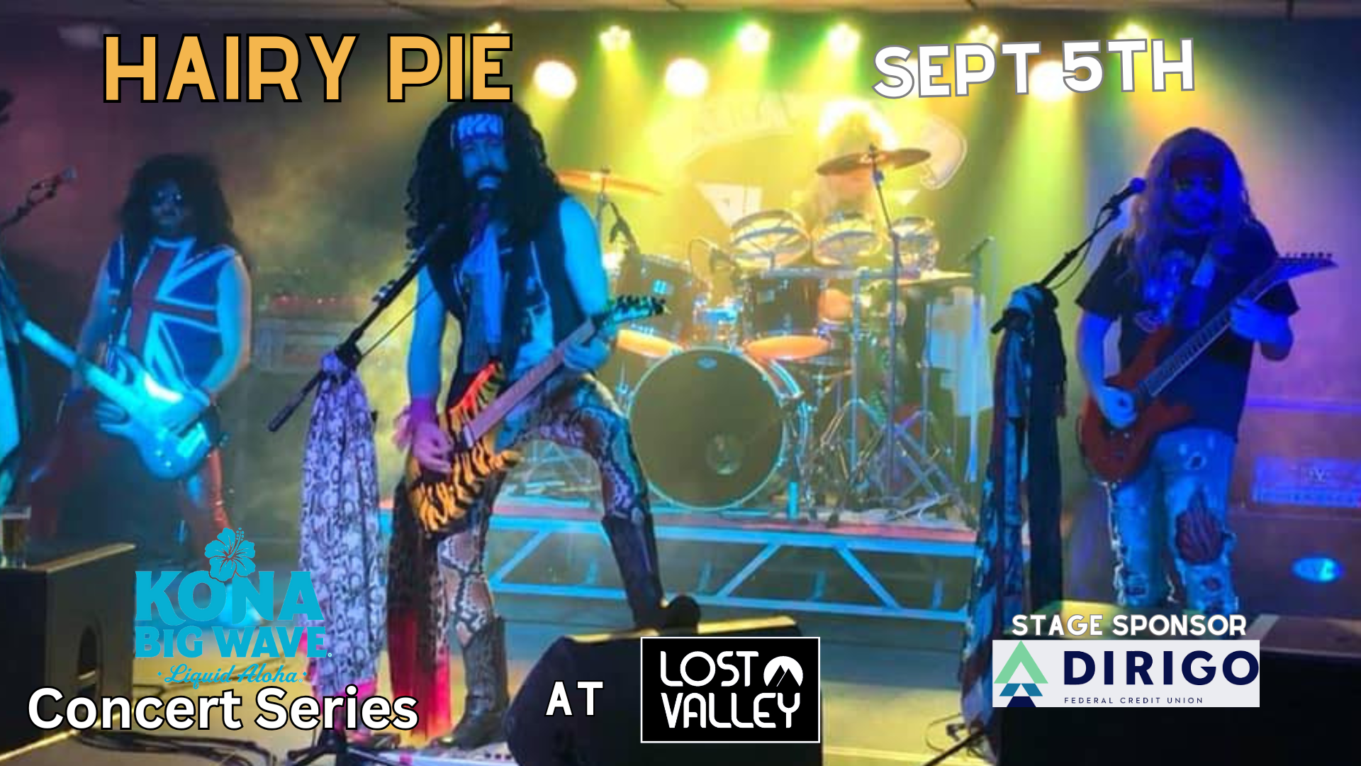 Hairy Pie Live -Kona Brewing Summer Concert Series