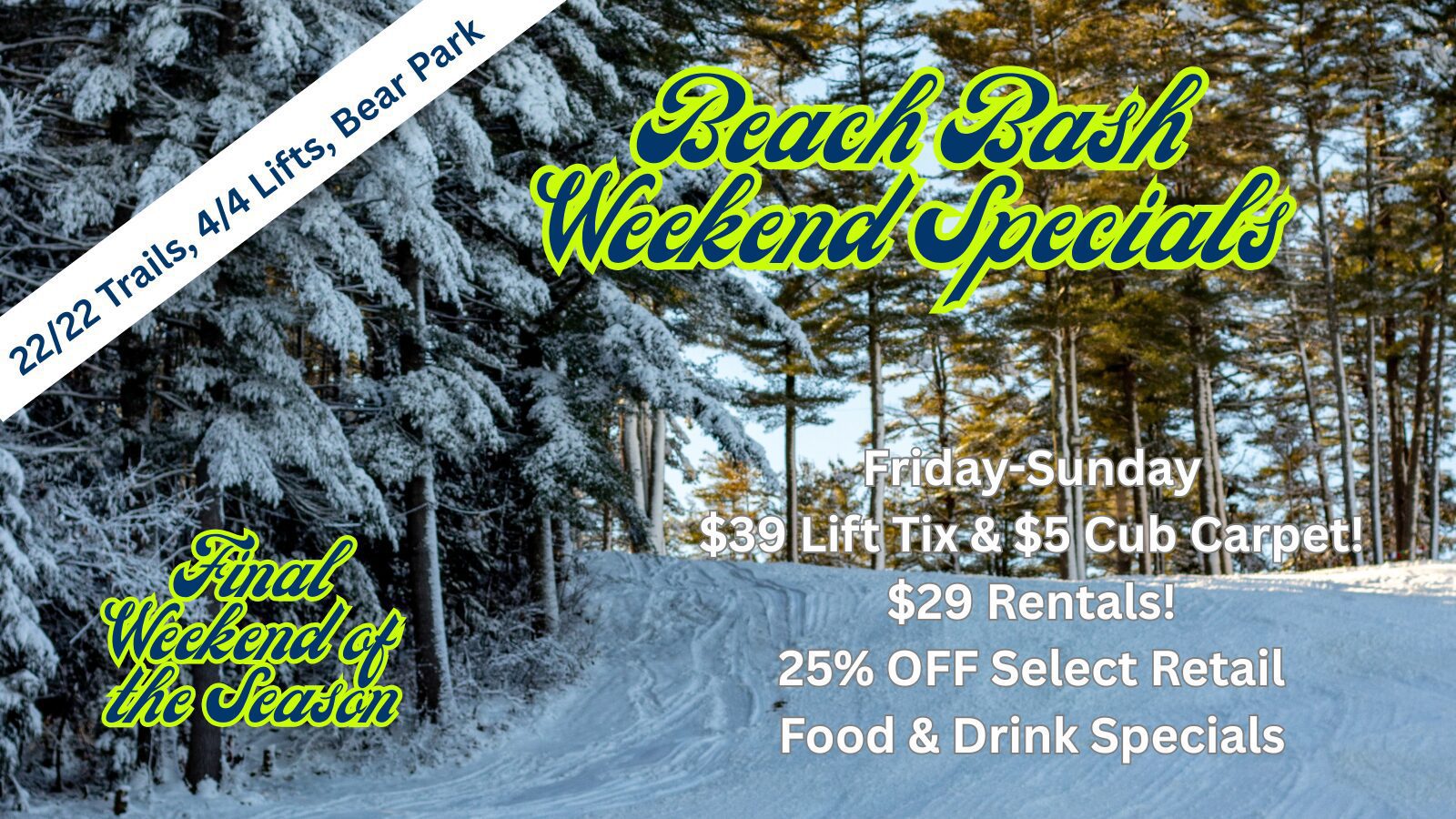 Beach Bash Weekend Specials (1600 x 900 px)
